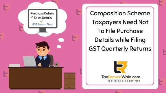 GSTR-4,composition taxpayers, gst filling , tax filling , online return filling , taxreturnwala, online gst filling, gst online