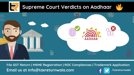 aadhar news update, taxreturnwala income tax filling online, msme registration, cleartax, payment of tax, tax issues , tax experts online , udyog adhaar registration