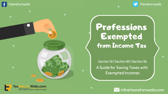 Professions Exempted from Income Tax