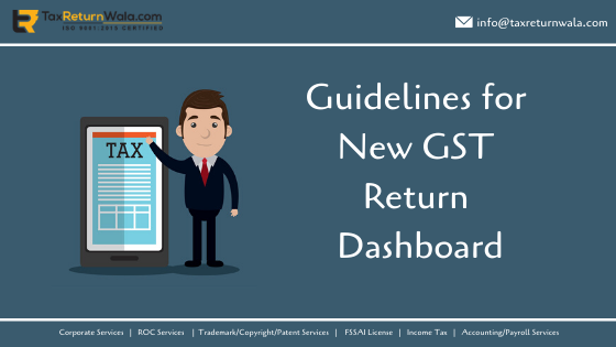 new gst return dashboard