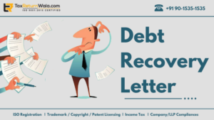 Debt recovery letter