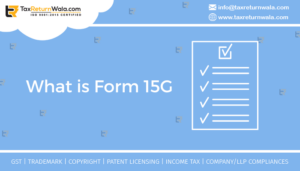 What is Form 15G